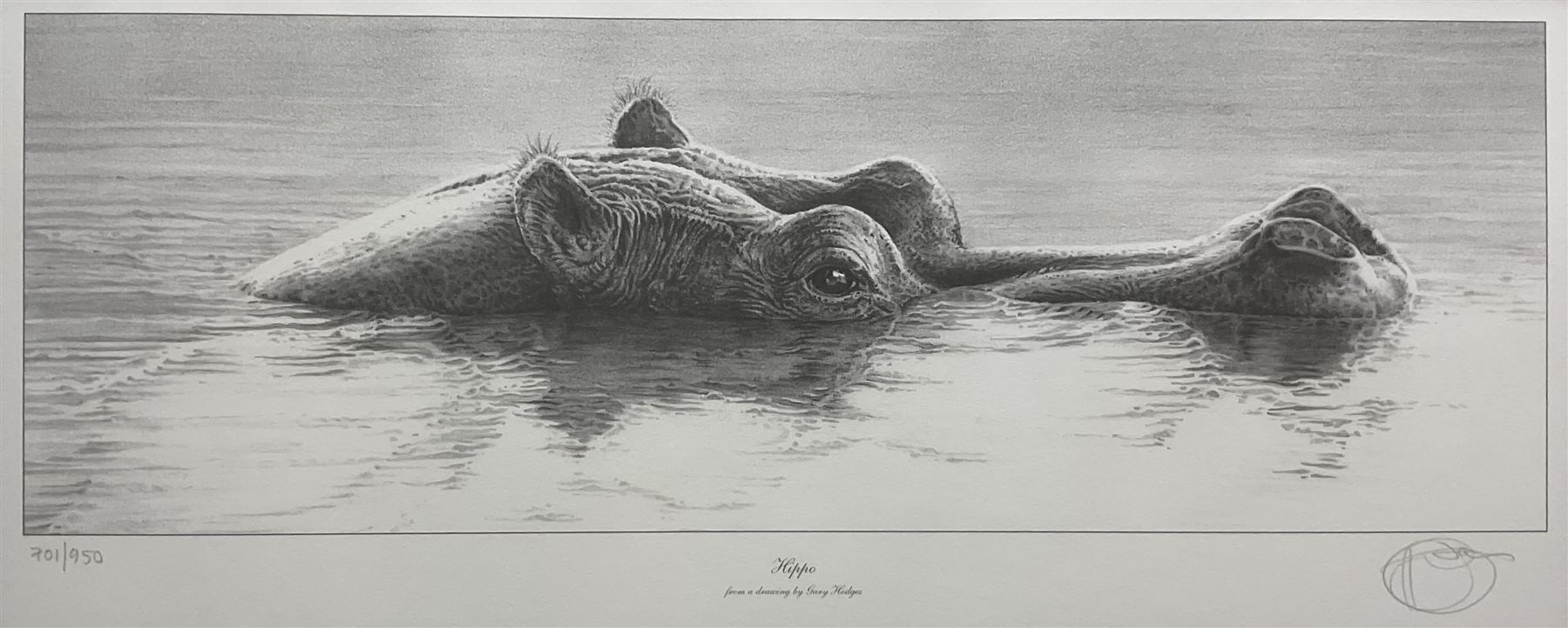 Gary Hodges (British 1954-): 'Hippo' - Image 3 of 8