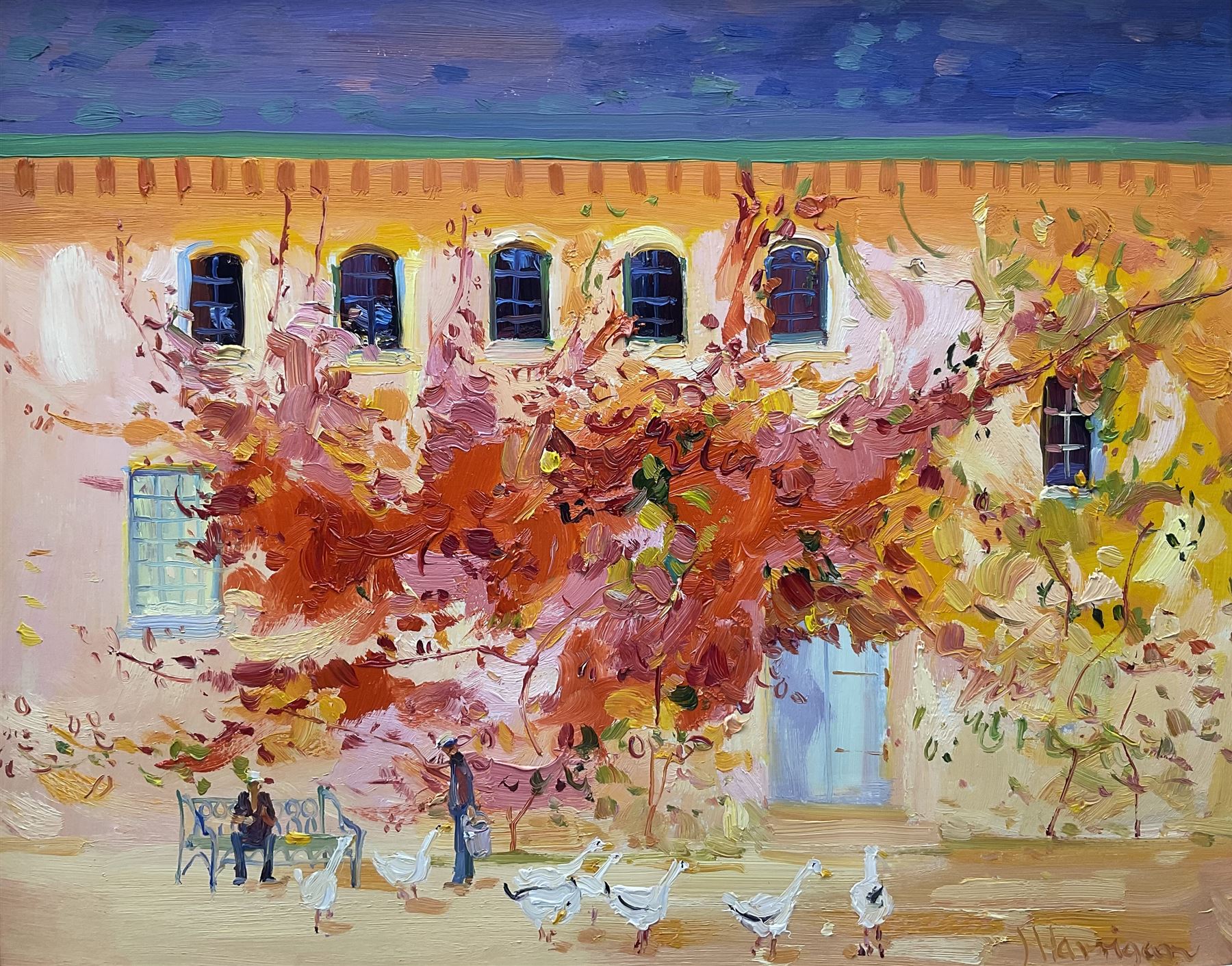 James Harrigan (Scottish 1937-): 'Virginia Creeper'