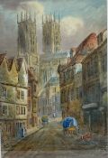 Edward Nevil (British fl.1880-1900): 'Petergate York'