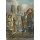 Edward Nevil (British fl.1880-1900): 'Petergate York'