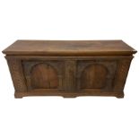 17th century design oak coffer or chest