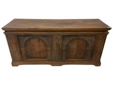 17th century design oak coffer or chest