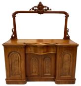 Victorian mahogany mirror back sideboard