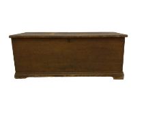 19th century scumbled pine coffer or chest