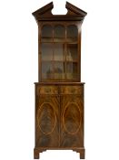 Georgian design mahogany cabinet