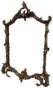 Ornate gilt wall mirror