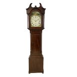William Richardson of Brampton (Cumberland) - 30-hour mahogany cased longcase clock c1840