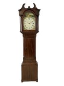 William Richardson of Brampton (Cumberland) - 30-hour mahogany cased longcase clock c1840