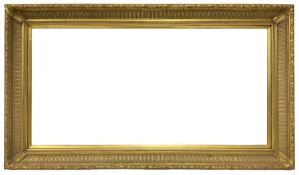 Large gilt framed wall mirror