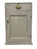 Early 20th century painted pine floor standing cupboard