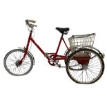 Pashley - vintage tricycle with back storage basket and brakes