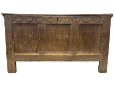 18th century oak coffer or chest