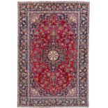 Persian red ground Kashan rug