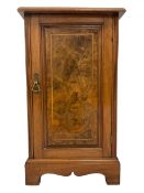 Edwardian walnut pot cupboard