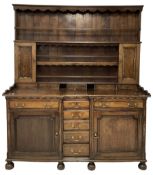 18th century design oak dresser