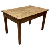 Stripped pine kitchen table