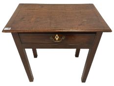 George III mahogany side table