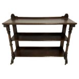 Late Victorian Aesthetic Movement three-tier buffet sideboard