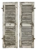 Pair of 19th century French wooden shutters