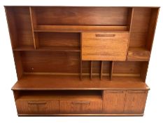 Meredew - mid-20th century teak wall unit