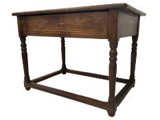 17th century design oak joint table