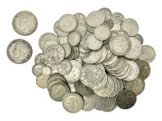 Approximately 1100 grams of Great British pre 1947 silver coins