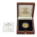Queen Elizabeth II 1998 gold proof one tenth ounce Britannia coin