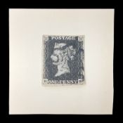 Queen Victoria penny black stamp