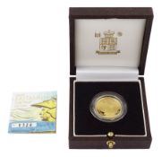 Queen Elizabeth II 2006 gold proof twenty five pound quarter ounce Britannia coin