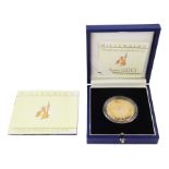Queen Elizabeth II 2000 gold proof five pound coin