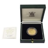 Queen Elizabeth II 1997 gold proof two pound coin