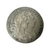 William and Mary 1689 half crown coin