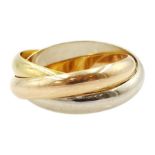 Cartier Trinity 18ct gold tricoloured ring