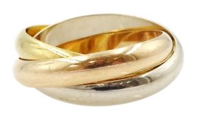 Cartier Trinity 18ct gold tricoloured ring