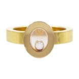 Chopard Happy Diamond 18ct gold diamond oval shaped ring