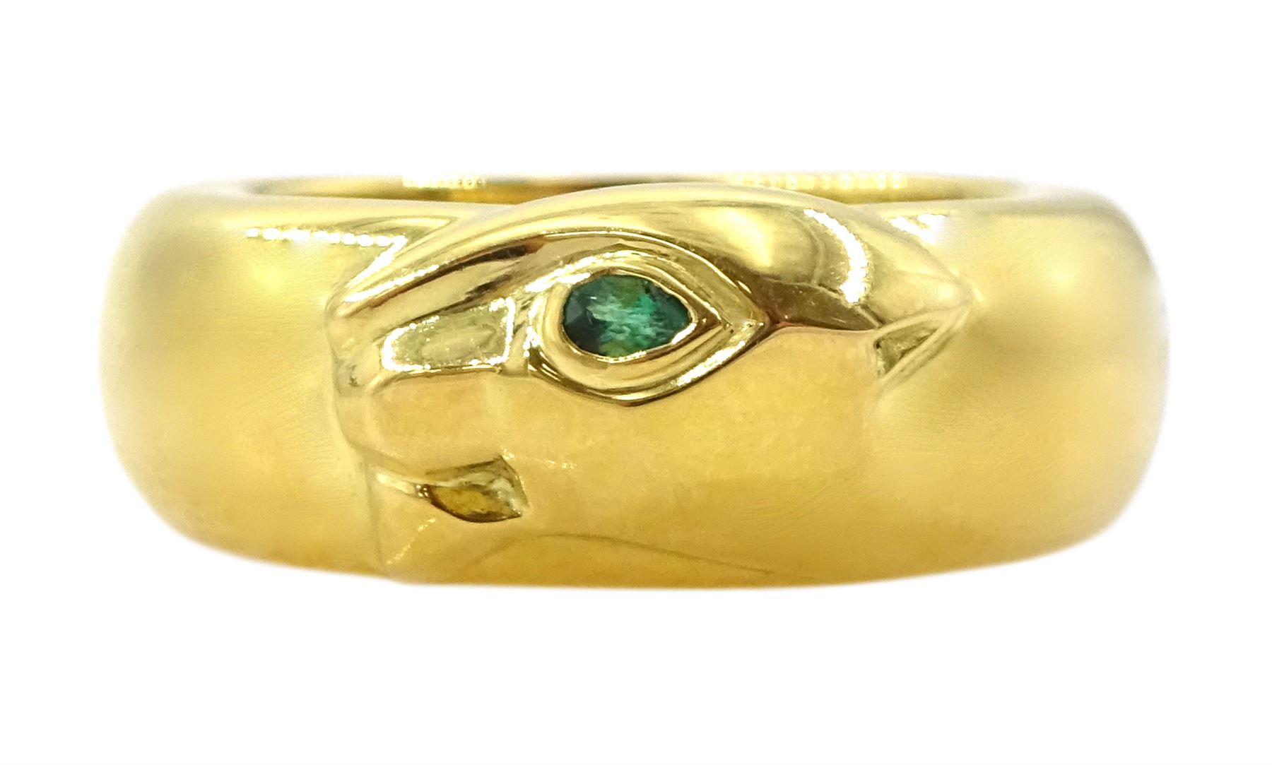 Cartier Panthere 18ct gold tsavorite garnet ring