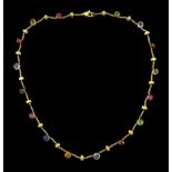 Marco Bicego Paradise 18ct gold multi gemstone necklace