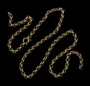 9ct gold cable link chain necklace