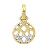 Links of London 18ct gold diamond Timeless pendant / charm