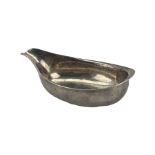 George III silver pap boat of plain form London 1801 Maker Thomas Wallis