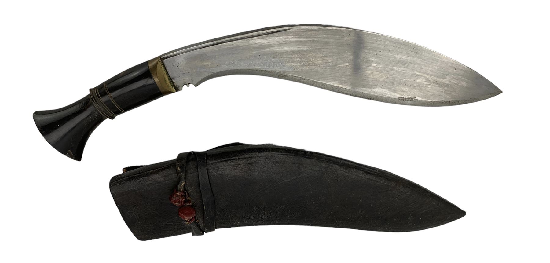 Congo knife with flat double edged blade - Image 4 of 4