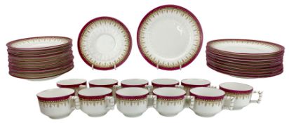 Victorian Aesthetic Movement porcelain tea set by Edwin J. Bodley