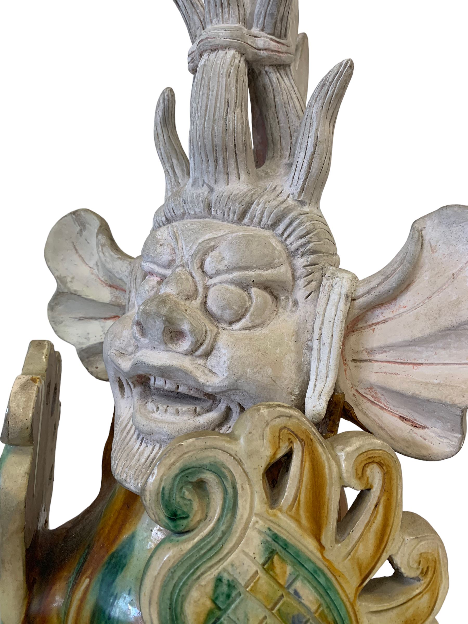 Large Chinese Earth Spirit 'tomb guardian' - Image 3 of 4