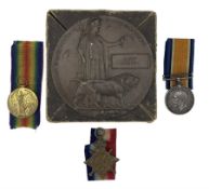 WWI medal trio comprising British War medal