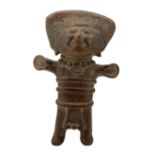 Mexican pottery figure depicting Remojadas H24cm