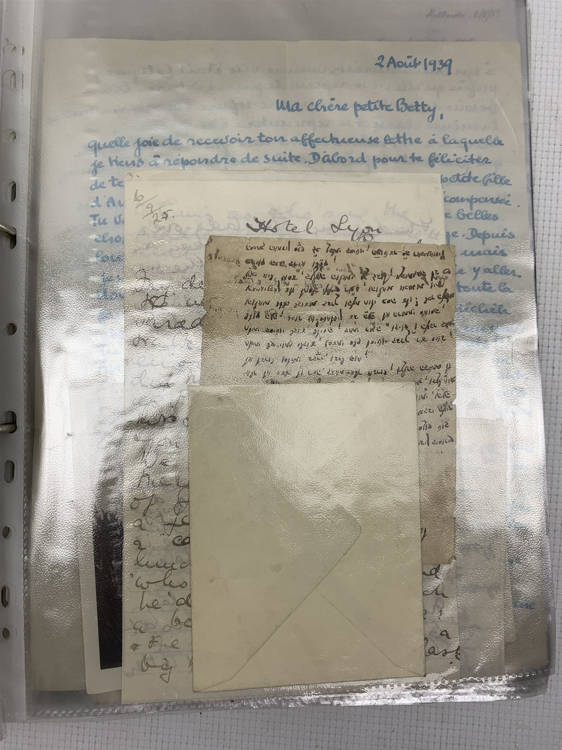Two folders of ephemera including correspondence concerning Marine K Goggins 1945/6 - Image 10 of 10