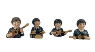 Set of four Bairstow Manor Collectables limited edition 'Legends of Rock and Roll' character jugs mo