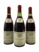 Three bottles of Louis Jadot 1982 Gevrey-Chambertin