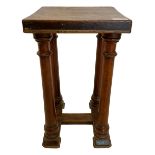 Small 19th century mahogany table