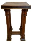 Small 19th century mahogany table